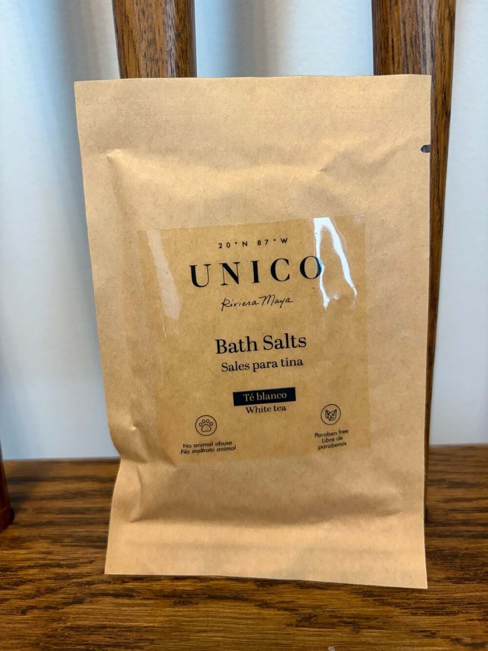 Unico Riviera Maya White Tea Bath Salts 50g